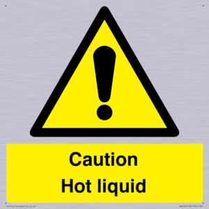 Caution Hot liquid